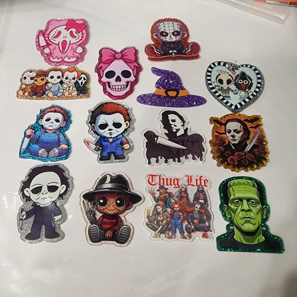 Flats New Inventory Flatback Crafts Badge Keychain for Review Purposes
